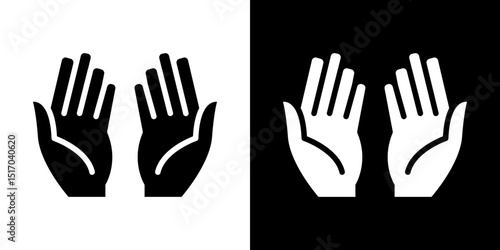 Pray icon symbols. Vector illustration.