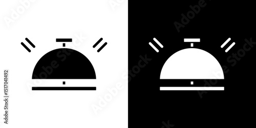 Reception bell icon symbols. Vector illustration.