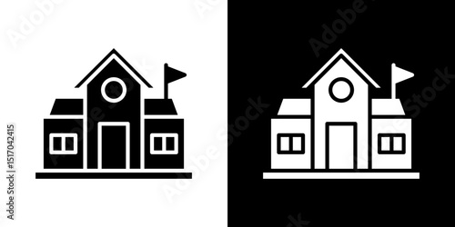 school icon symbols. Vector illustration.