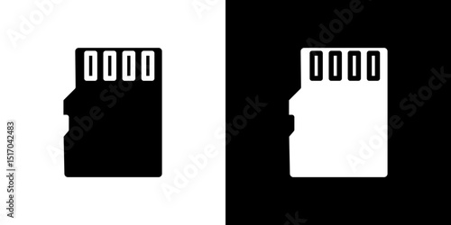 Sd card icon symbols. Vector illustration.