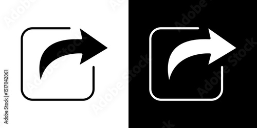 Share icon symbols. Vector illustration.