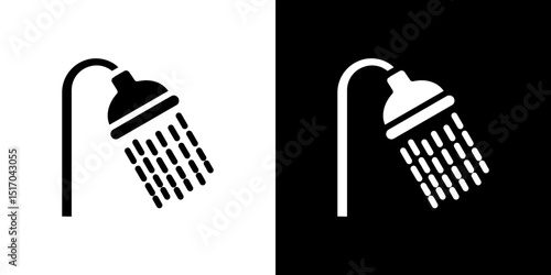 Shower icon symbols. Vector illustration.