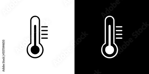 Temperature icon symbols. Vector illustration.