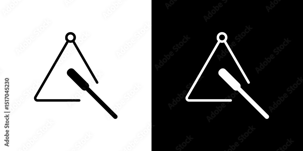 Triangle music icon symbols. Vector illustration. Triangle music icon symbols. Vector illustration.
