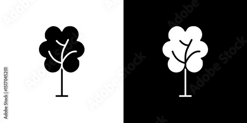 Tree free icon symbols. Vector illustration.