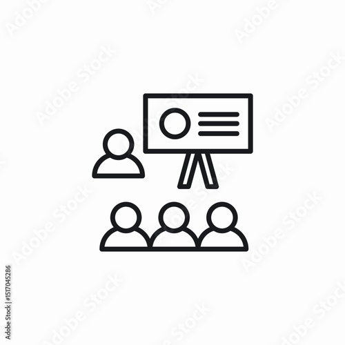 public speech icon sign vector