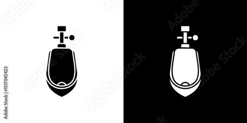 Urinal icon symbols. Vector illustration.