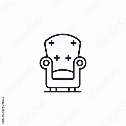 single hand drill icon sign vector