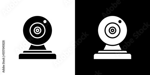 Webcam icon symbols. Vector illustration.