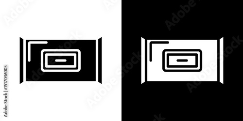 Wipes pack icon symbols. Vector illustration.
