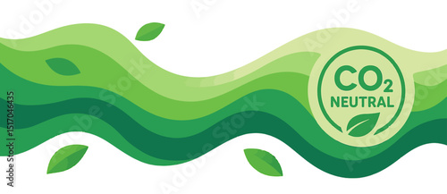 Vector icon shows pollution, ecosystem, hydrogen engine, clean technology, net zero 2050, carbon neutrality, wind power, sustainable development, carbon absorbing, emission reduction