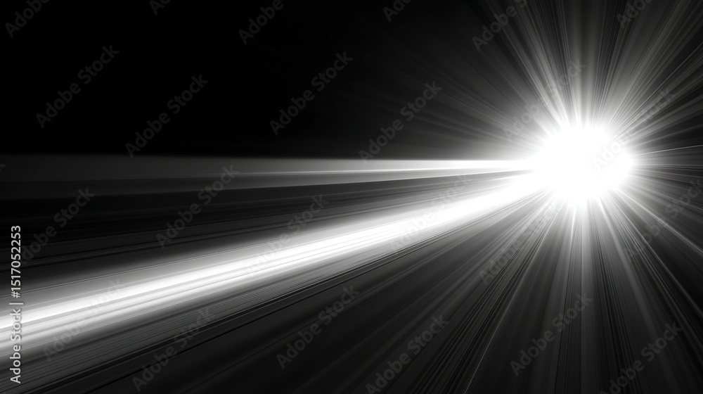Bright light rays Bright light rays