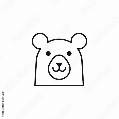 llama face icon sign vector