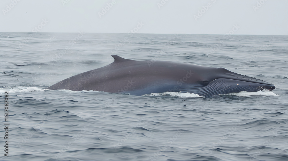 Fototapeta premium whale in the sea