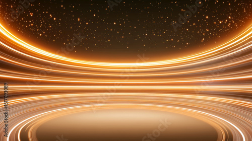 Black glowing technology background