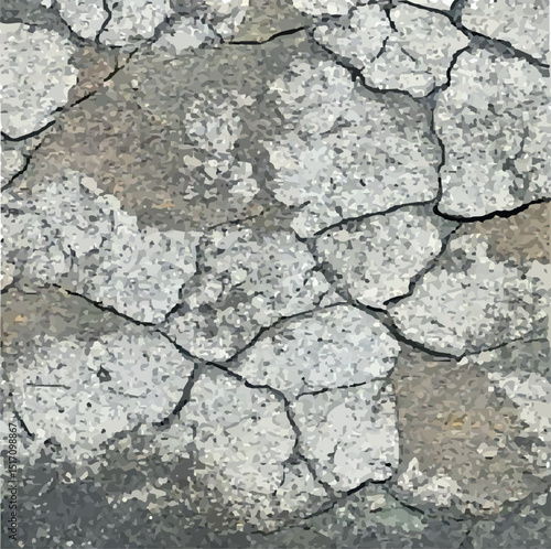 old cracked concrete wall texture