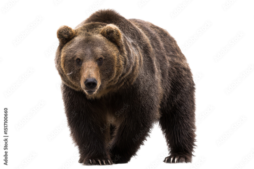 Fototapeta premium Majestic Brown Bear A Powerful Symbol of Wilderness