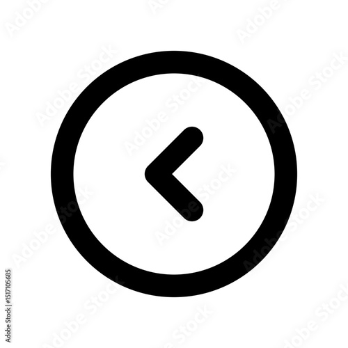 Back Arrow Line icon