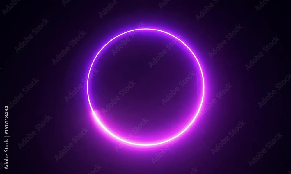 Purple Neon Circle Loading Animation Purple Neon Circle Loading Animation