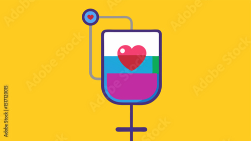 Healthy Cells A closeup illustration of healthy vibrant cells with a youthful glow radiating energy and vitality.