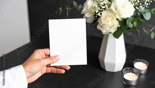 Wedding card mockup, invitation card mockup, birthday card mockup, thank you card mockup