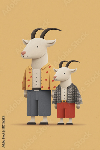 goat with a big smile