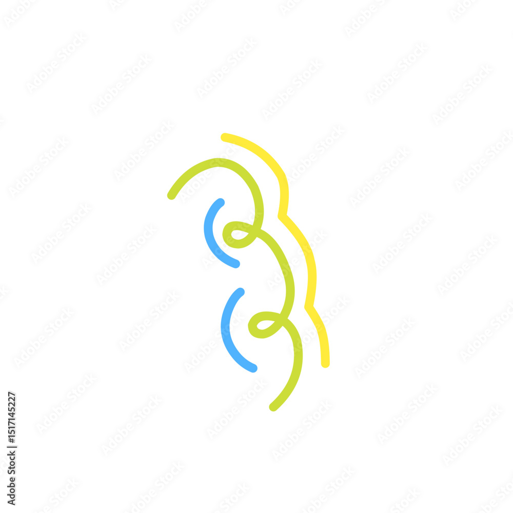 Naklejka premium fun colorful doodle