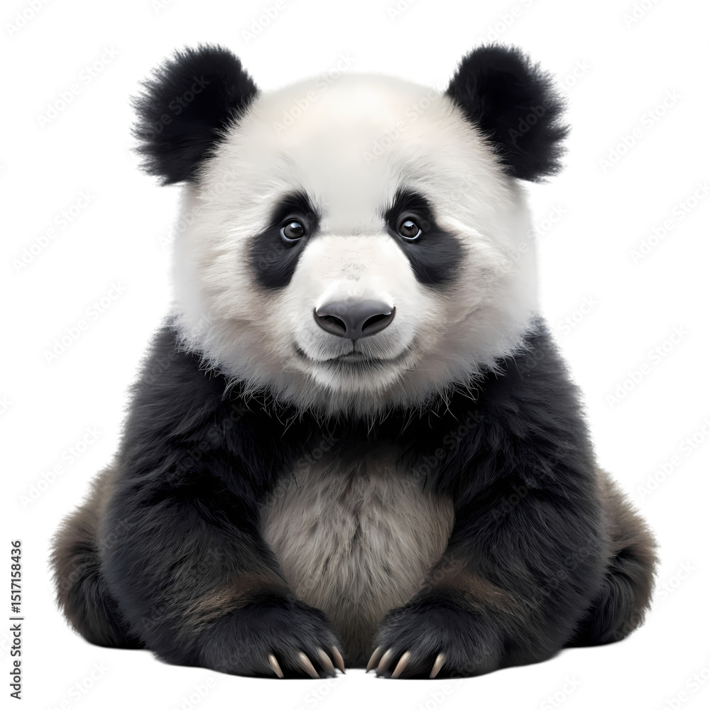 A CloseUp View of a Young Giant Panda A CloseUp View of a Young Giant Panda