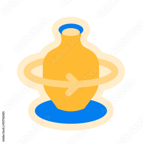 spin earthen jar