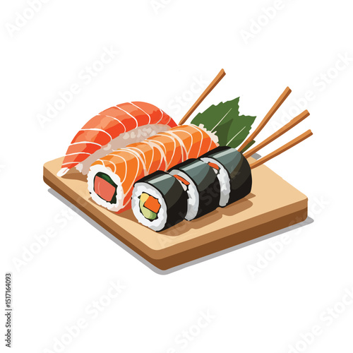 a sushi roll icon