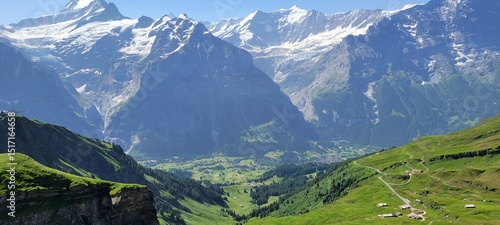 swiss alps landscape