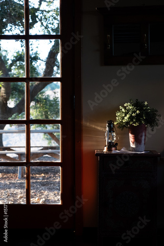 window in the morning