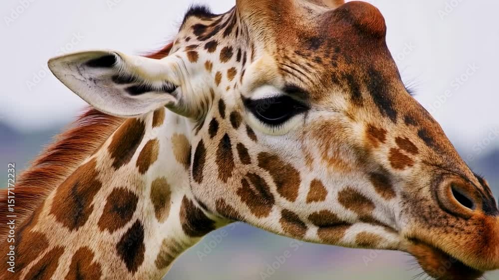 Closeup giraffe Closeup giraffe