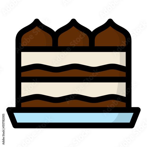 tiramisu cake icon