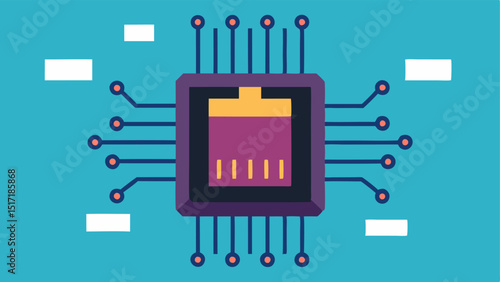 Data Storage Devices A zoomedin view of nanostructures in a memory chip with binary code flowing between them representing highcapacity data storage.
