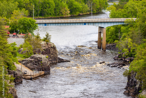 Tableau sur toile St. Croix Scenic Byway Bridge