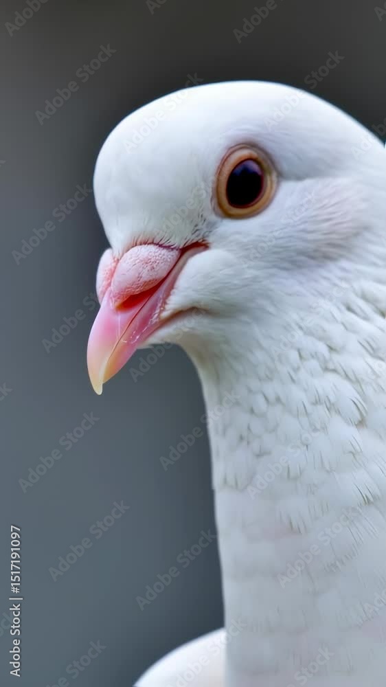 Vertical video Closeup Dove Vertical video Closeup Dove