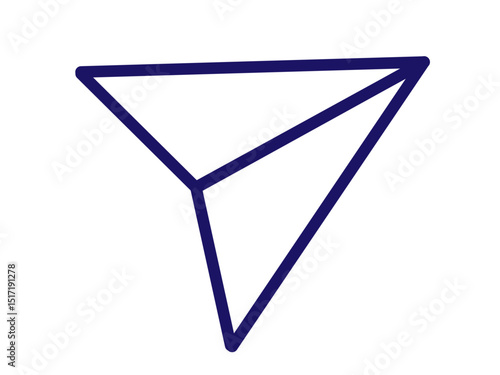 紙飛行機アイコン（送信マーク）