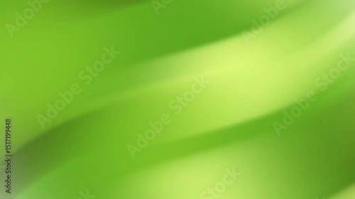 Fondus vert abstrait, flou artistique, lignes ondulantes