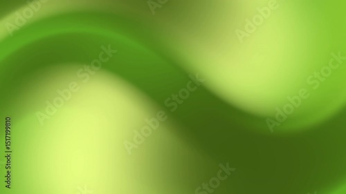 Ondulations vertes abstraites