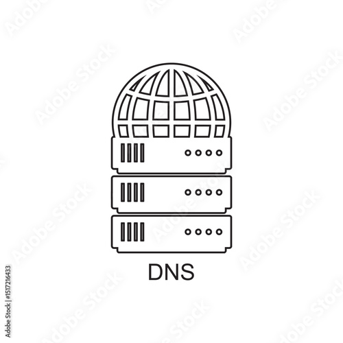 dns server icon , network icon