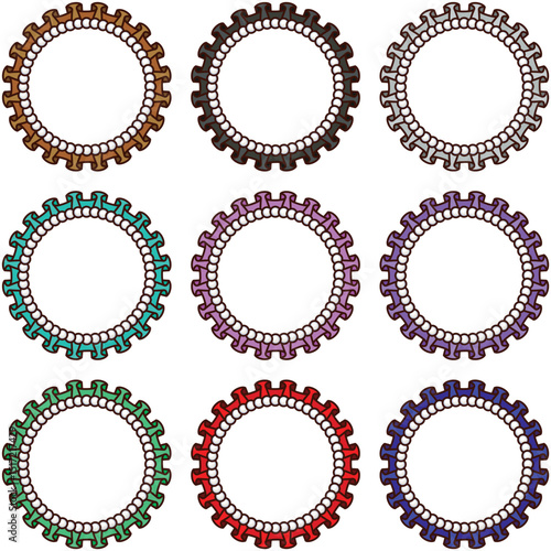Support Items Fan Goods Medal Can Badge Rosetta Material Frame Color variation / 推し活 メダル 缶バッジ ロゼッタ ロゼット 素材 フレーム カラーバリエーション
