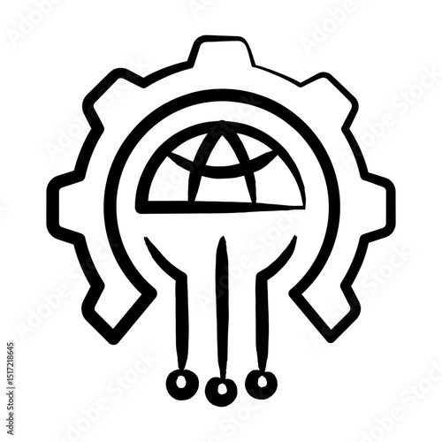 Digital Transformation Icon
