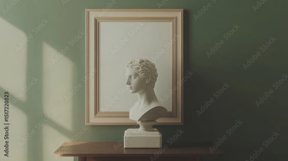 mock up poster frame in hipster interior background scandinavian style 3D render 3D illustration mock up poster frame in hipster interior background scandinavian style 3D render 3D illustration