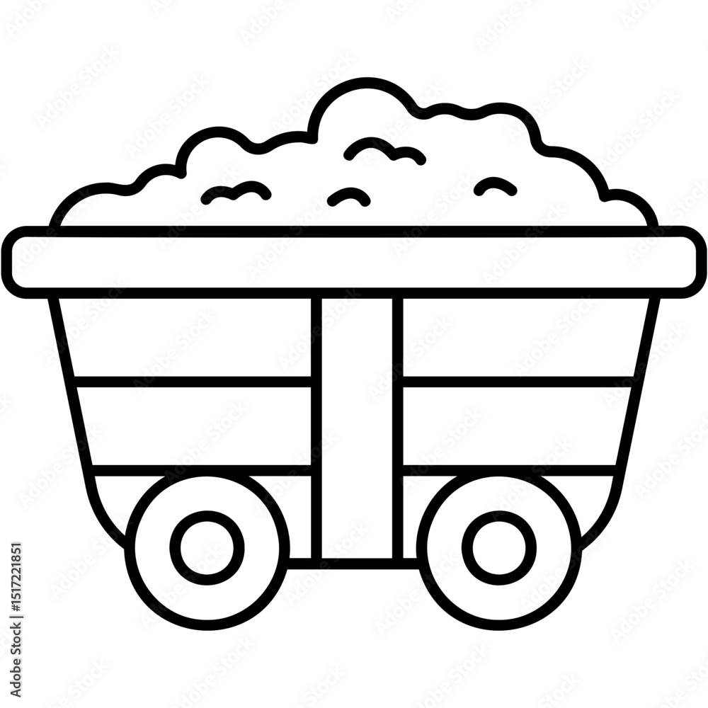 Coal Wagon Icon Coal Wagon Icon