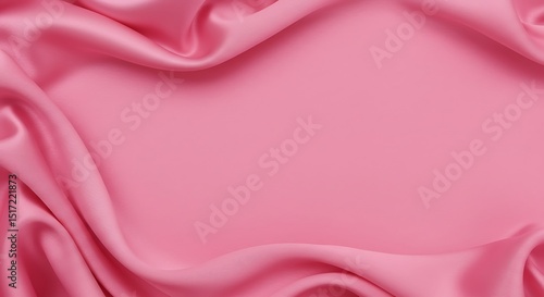 Wallpaper Mural Soft Pink Silk Satin Fabric with Elegant Wavy Folds – Romantic Abstract Background Torontodigital.ca