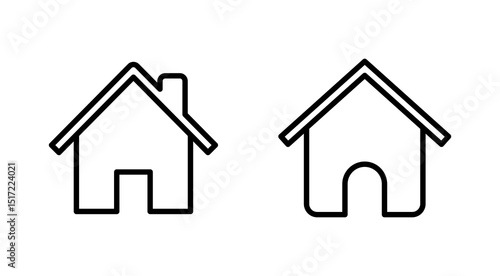 House icon vector. Home sign and symbol