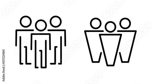 people icon vector. person sign and symbol. User Icon vector