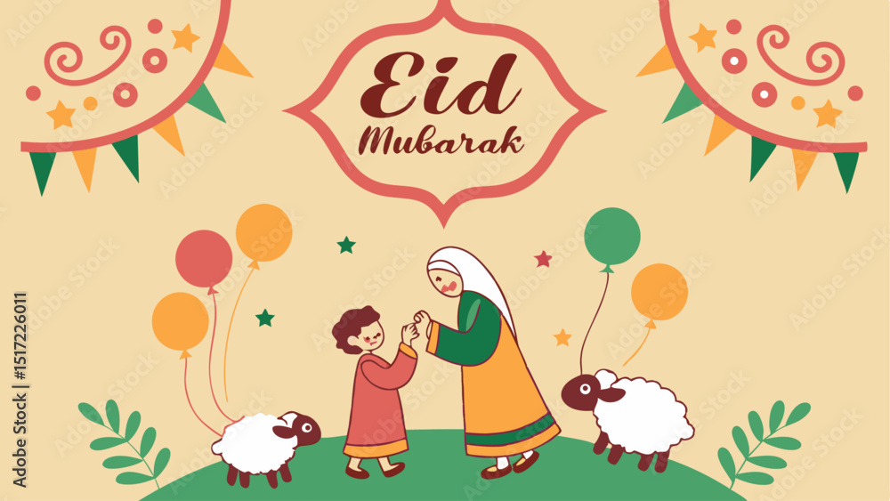 Fototapeta premium eid-al-adha-poster (28)