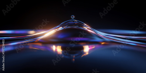 Surreal Abstract Background in 3D Art Style
